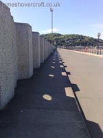 The holes in the wall, many a child ran up to these (myself included) every time the high-pitched whine of a hovercraft starting up was heard